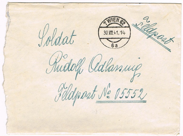 Field post Army Bau-Bataillon 158 Western Front 1941