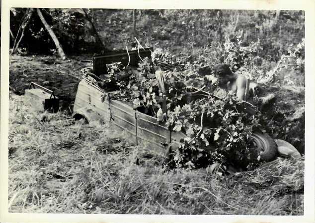 Waffen-SS press photo camouflaged Volkswagen Kübelwagen