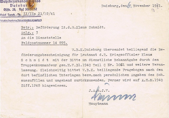 Big group Leutnant SR4 6.Panzer-Division Russia EK1 VWA - Image 7