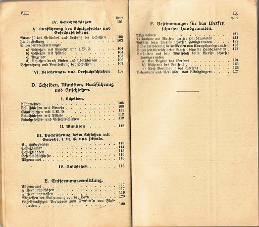H.Dv.240 rifle pistol and MG shooting manual 1937 - Image 2