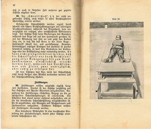 H.Dv.240 rifle pistol and MG shooting manual 1937 - Image 4