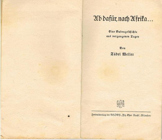 Ab dafür nach Afrika NSDAP Soldaten Kameraden Band 24 - Image 2