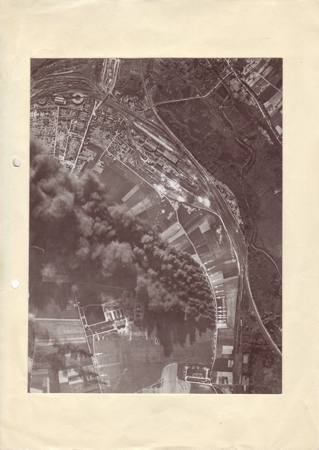 Luftwaffe aerial photo Amiens France 1940 Railway Station