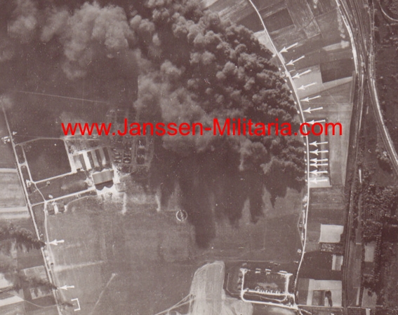 Luftwaffe aerial photo Amiens France 1940 Railway Station - Image 3