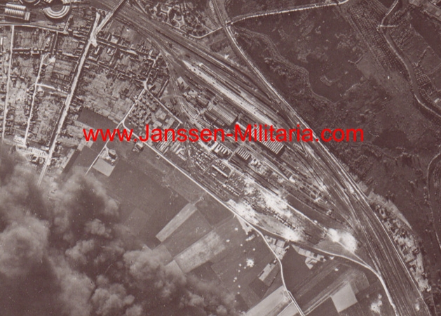 Luftwaffe aerial photo Amiens France 1940 Railway Station - Image 4
