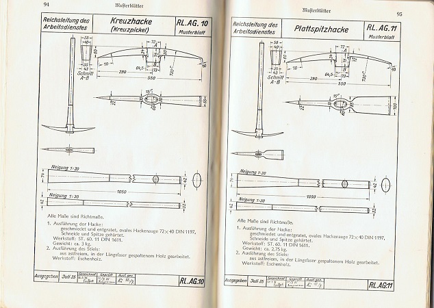 RAD 1937 technical manual Arbeitstechnik Heft 1 #2 - Image 7