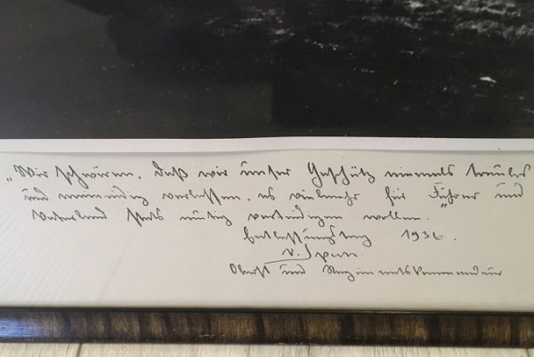 Framed photo with signatures Artillerie-Regiment 46 Landshut - Image 2