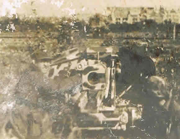 Press photo war reporter artillery PAK gun Warsaw 1944 - Image 3