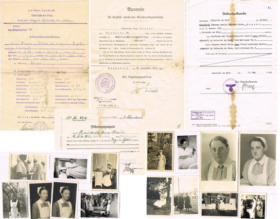 Photos and documents nurse Osterode Harz