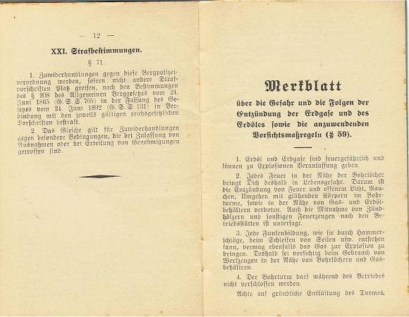 Regulations oil and gas winning Clausthal Bergpolizei-Verordnung - Image 4