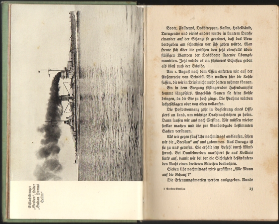 Kreuzerfahrten Goeben und Breslau Dönitz 1933 - Image 3