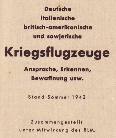 Kriegsflugzeuge RLM 1942 - Image 2