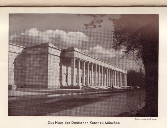 Catalog art exposition 1941 Munich Deutsche Kunstausstellung #1 - Image 3
