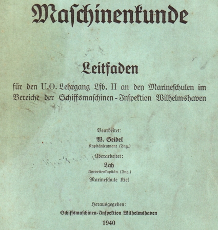 Kriegsmarine mechanical NCO schooling manuals 1940 - Image 2