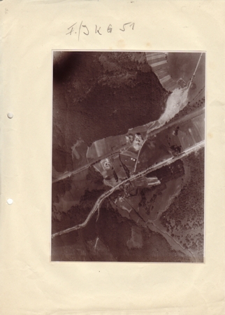Luftwaffe aerial photo KG51 bombed railway track France 1940