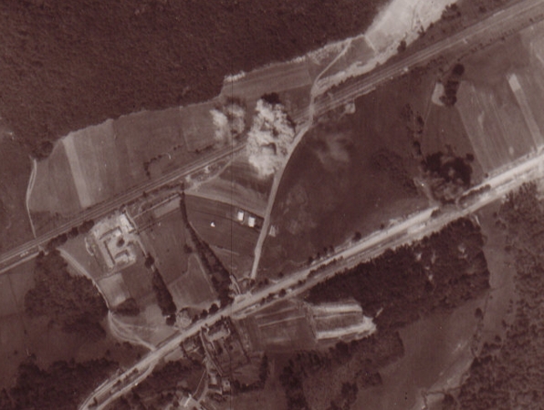 Luftwaffe aerial photo KG51 bombed railway track France 1940 - Image 3