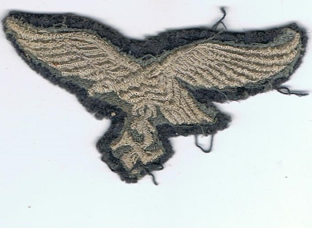 Breast eagle Luftwaffe enlisted men uniform removed #1 - Image 2
