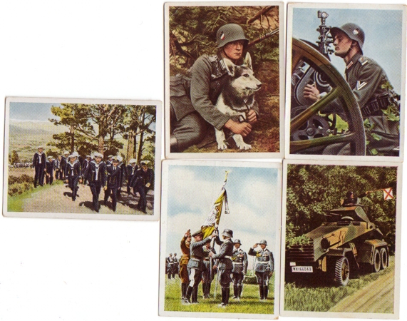 Spare cards for album "Die deutsche Wehrmacht" #1