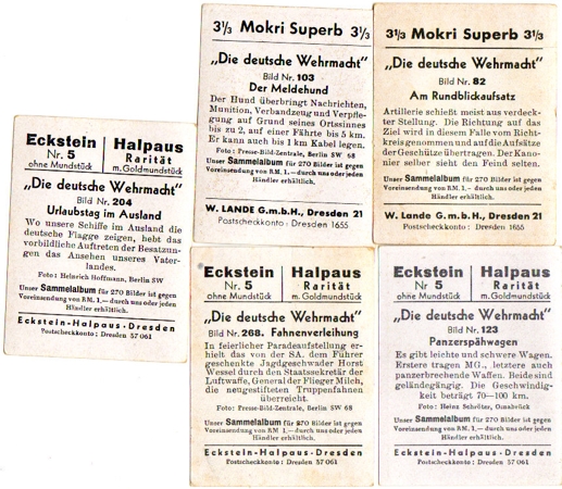 Spare cards for album "Die deutsche Wehrmacht" #1 - Image 2