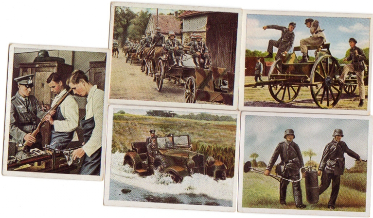 Spare cards for album "Die deutsche Wehrmacht" #2