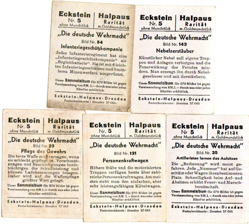 Spare cards for album "Die deutsche Wehrmacht" #2 - Image 2