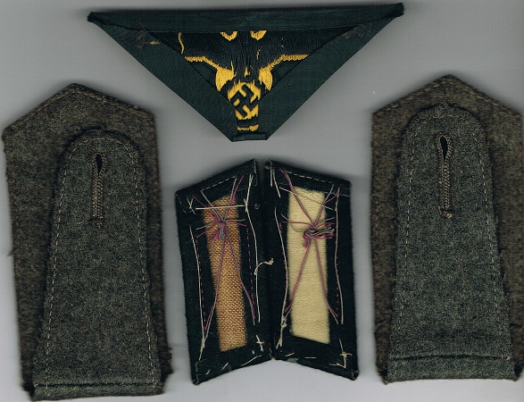 Complete set insignia for a soldier Coastal Artillery - Image 2