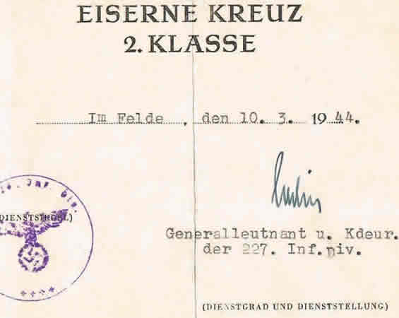 EK1 CCC grouping Corporal Infantry 26.ID 227.ID France Russia - Image 6