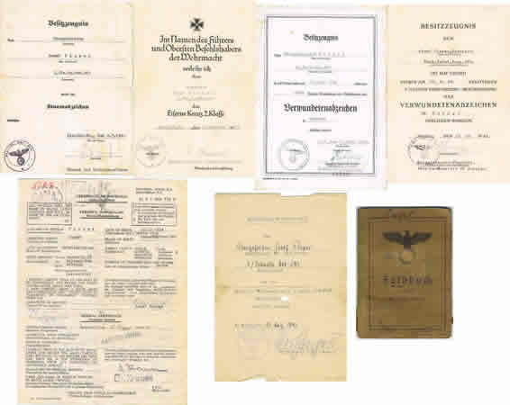 Grouping Obergefreiter Panzerjäger 293.Infanterie-Division Russia 5 awards