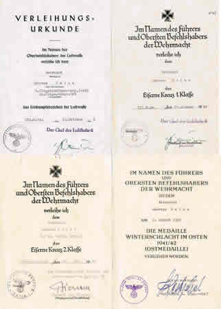 EK1 ground combat grouping Leutnant Flugmelde unit Russia