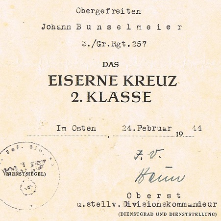 Award documents 4x Corporal Infantry 83.Infanterie-Division - Image 3