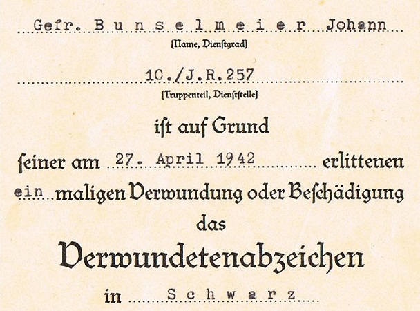 Award documents 4x Corporal Infantry 83.Infanterie-Division - Image 6