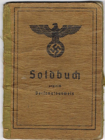 Soldbuch Corporal Artillerie 227.ID Northern Russia EK1