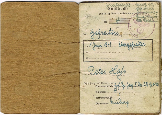 Soldbuch Corporal Artillerie 227.ID Northern Russia EK1 - Image 2