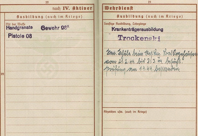 Wehrpass dentist Sanitäter 1943-45 Soest Herfort Hagen - Image 5