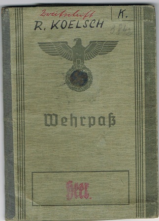 Wehrpass Feldwebel 2.Panzer-Division Greece Russia 9 awards