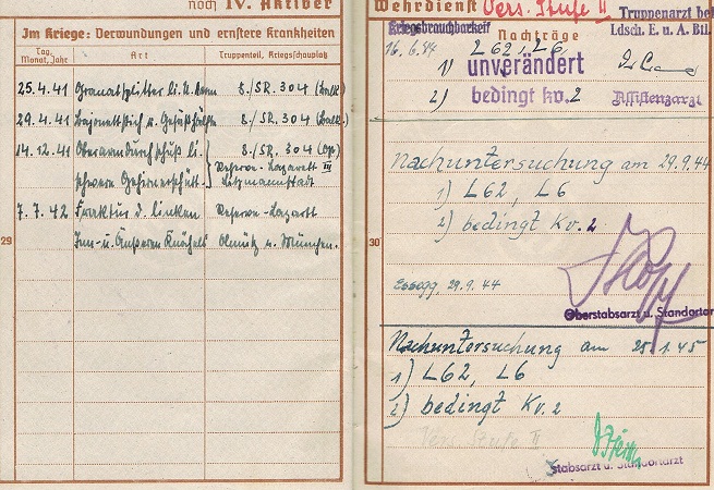 Wehrpass Feldwebel 2.Panzer-Division Greece Russia 9 awards - Image 6