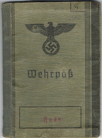 Wehrpass NCO telegraph operator Nachrichten France Posen 1939-40