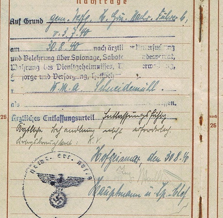 Wehrpass NCO telegraph operator Nachrichten France Posen 1939-40 - Image 5