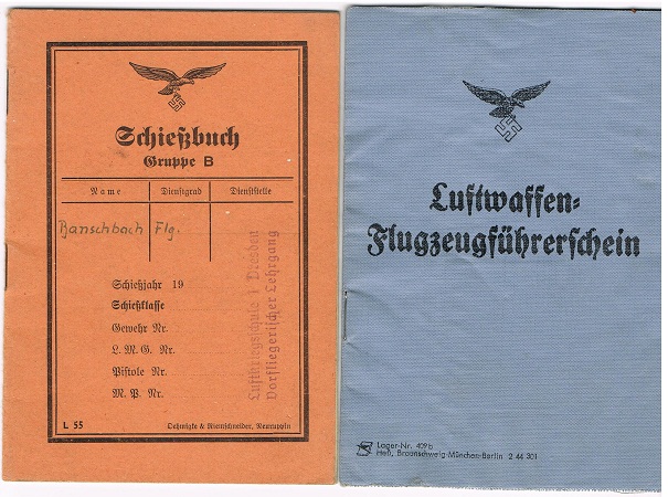 Group pilot Fahnenjunker pilot Zerstörer Geschwader ZG1 1944 - Image 3