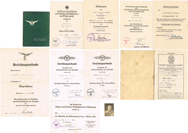 Big group NCO Kurierstaffel 10 1938-1944 France Russia
