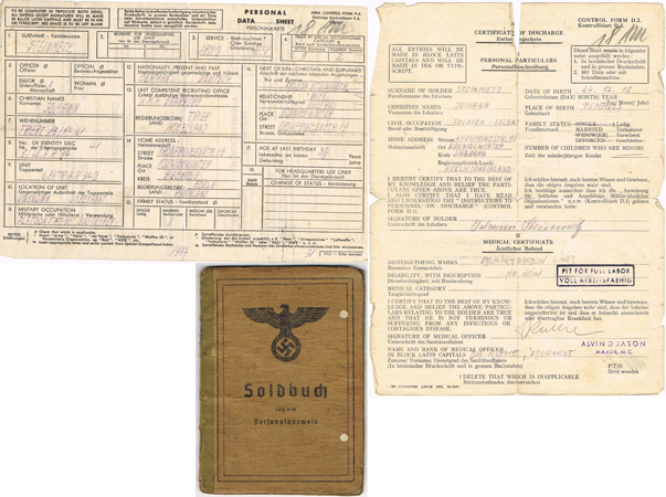 Soldbuch Sergeant Artillery 34.ID AR342 342.ID Russia EK1