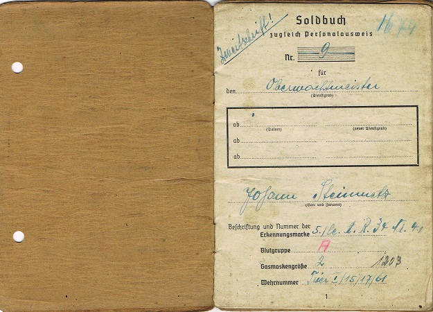 Soldbuch Sergeant Artillery 34.ID AR342 342.ID Russia EK1 - Image 2