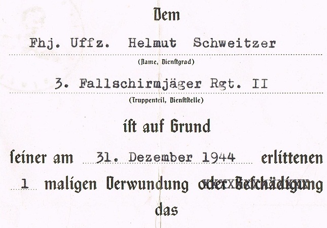 KVK2 and VWA NCO Fallschirmjäger-Regiment 2 Holland 1944 - Image 3