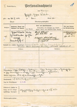 Personnel file Oberleutnant Captain mine sweeper M545 EK1 - Image 2