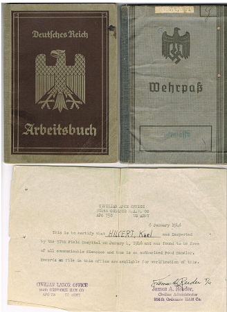 Wehrpass Stabsgefreiter Flak Norway Lappland Shield