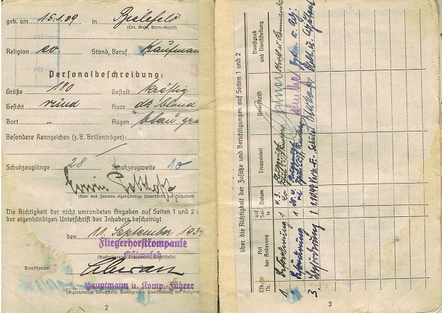 Ehrenpokal group Hauptmann bomber pilot KG4 General Wever - Image 3
