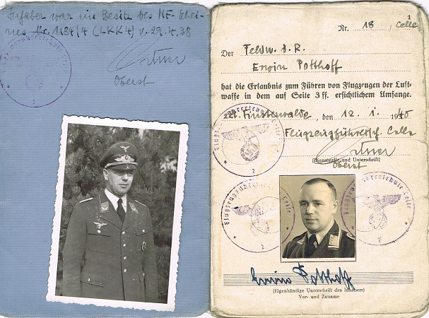 Ehrenpokal group Hauptmann bomber pilot KG4 General Wever - Image 6