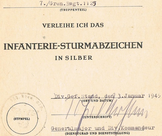 GCiG group Oberleutnant 65.Infanterie-Division Italy 1943-1945 - Image 7