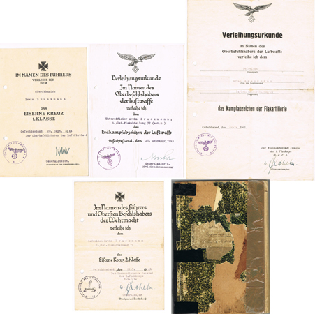 EK1 group Oberfähnrich Flak-Abteilung 77 1941-1945 Russia