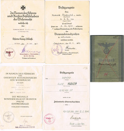 Group Gefreiter IR130 45.ID KIA 1942 Kursk Russia